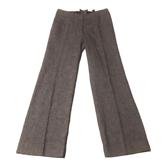 - Women’s Wool Blend fully Linen HM Pants Size 6 Brown Color - Picture 1 of 16